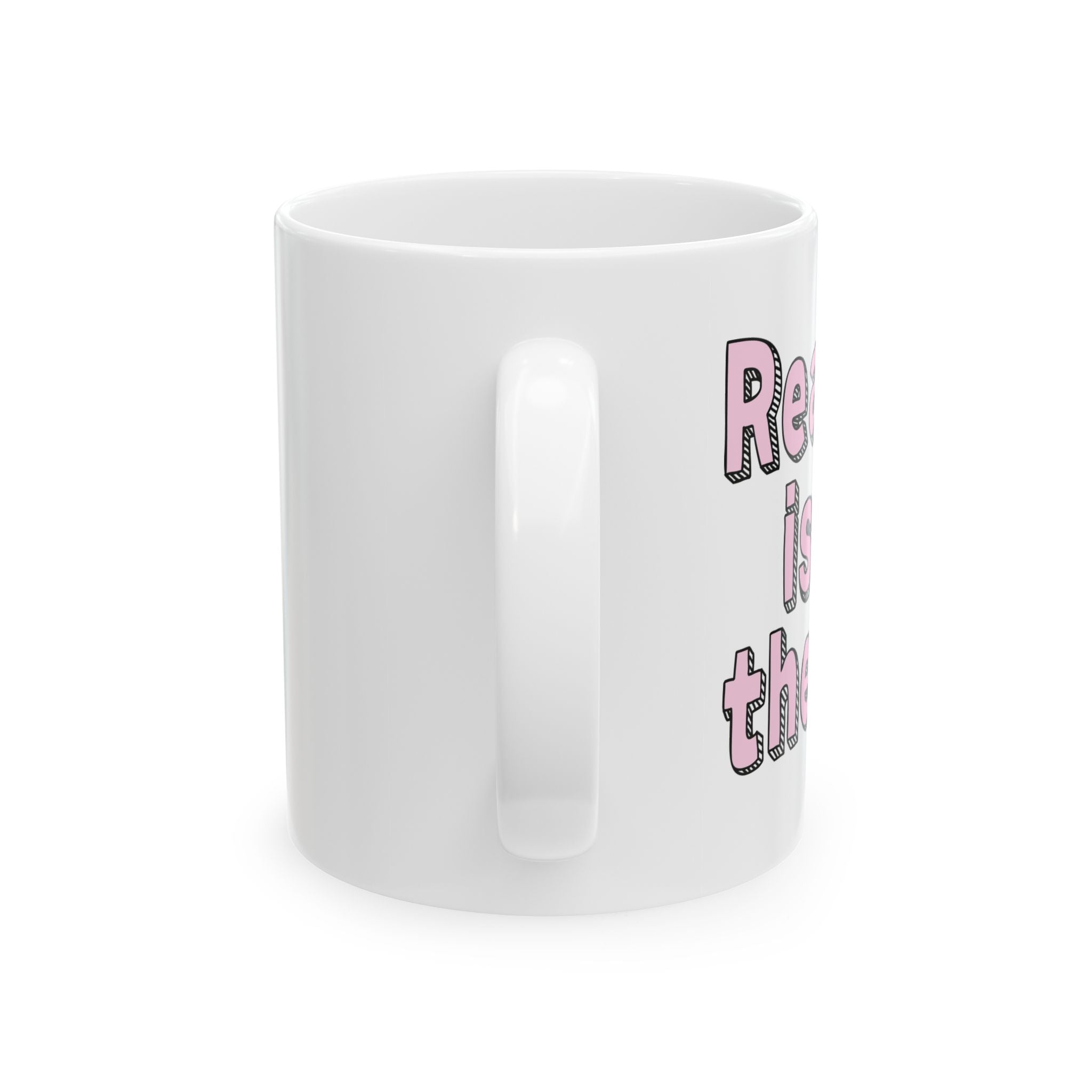 Reading Is My Therapy Mug – Book Lover Ceramic Mug | Gift for Readers