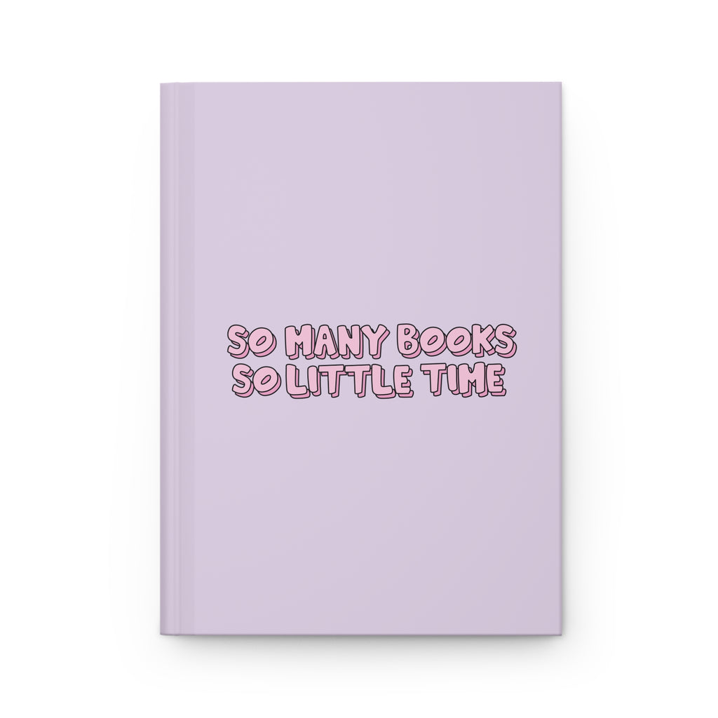 So Many Books So Little Time Violet Journal – Hardcover Reading Journal | Gift for Book Lovers