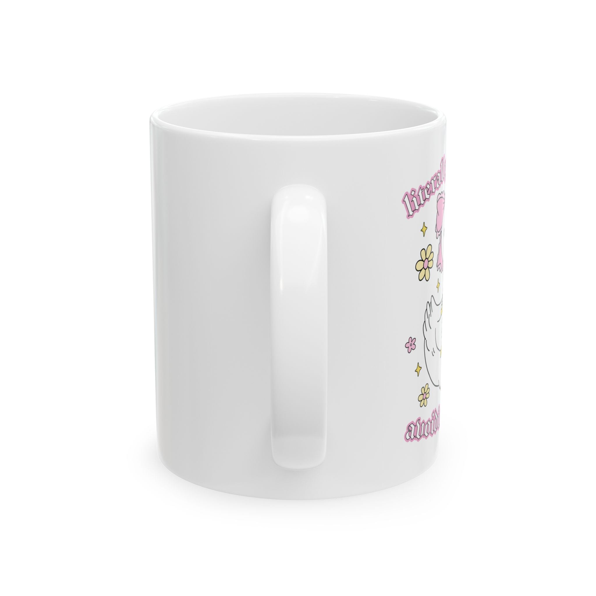 Literally Just A Girl Avoiding Reality Goose Mug – Book Lover Ceramic Mug | Gift for Readers