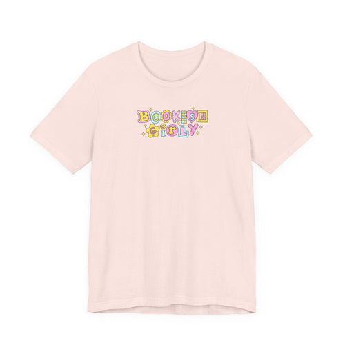 Bookish Girly T-Shirt – Minimal Book Lover Graphic Tee | Gift for Readers