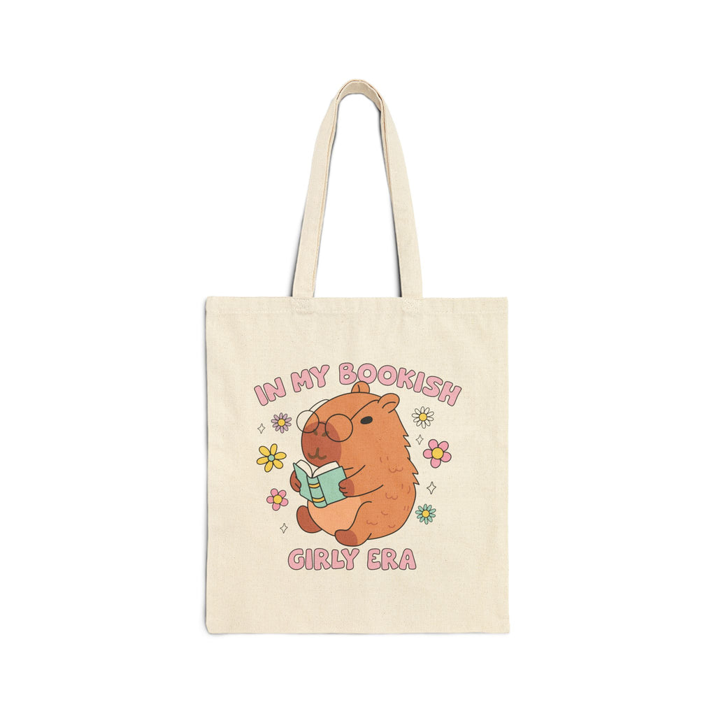 In My Bookish Girly Era Tote Bag – Bookish Canvas Tote for Readers | Gift for Book Lovers