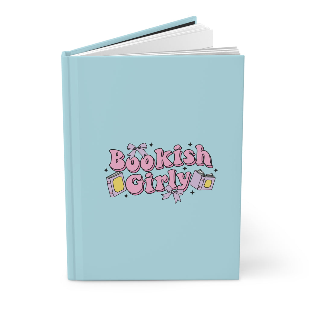 Bookish Girly Blue Journal – Hardcover Reading Journal | Gift for Book Lovers