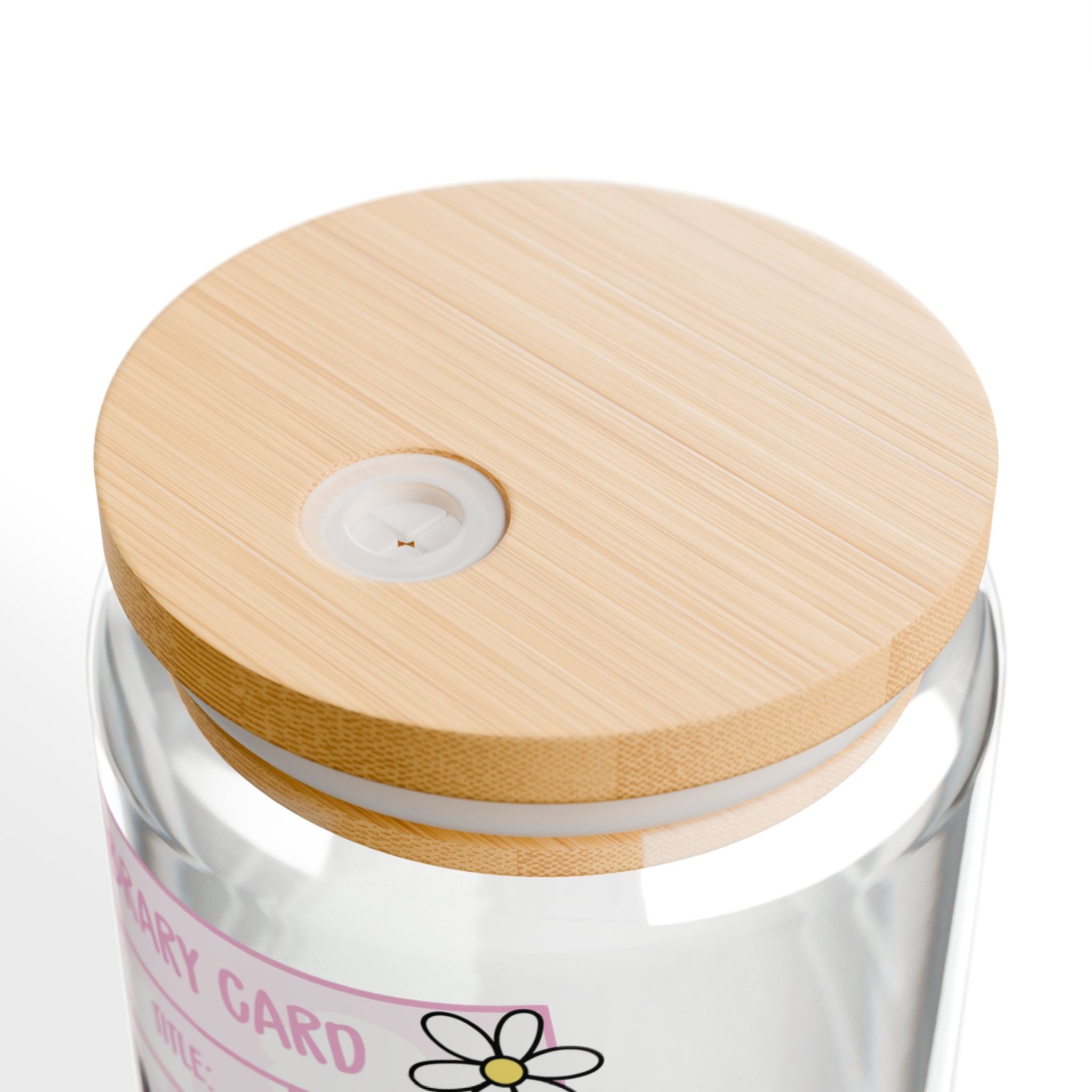 In My Bookish Girl Era Floral Glass Tumbler – Book Lover Sipper Glass | Gift for Readers
