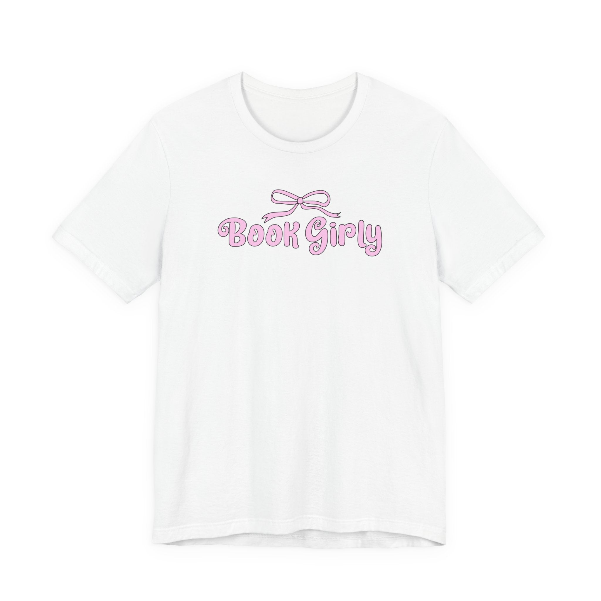 Book Girly Bow T-Shirt – Coquette Book Lover Graphic Tee | Cute Reader Gift