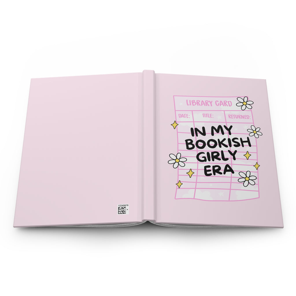 In My Bookish Girly Era Pink Journal – Hardcover Reading Journal | Gift for Book Lovers