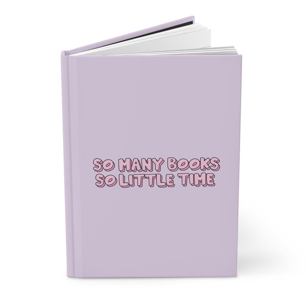 So Many Books So Little Time Violet Journal – Hardcover Reading Journal | Gift for Book Lovers