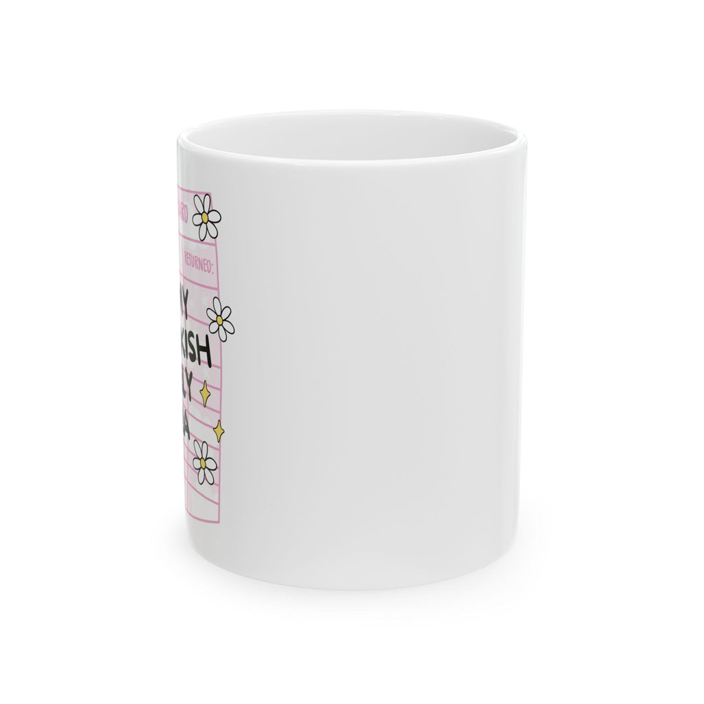 In My Bookish Girly Era Floral Mug – Book Lover Ceramic Mug | Gift for Readers