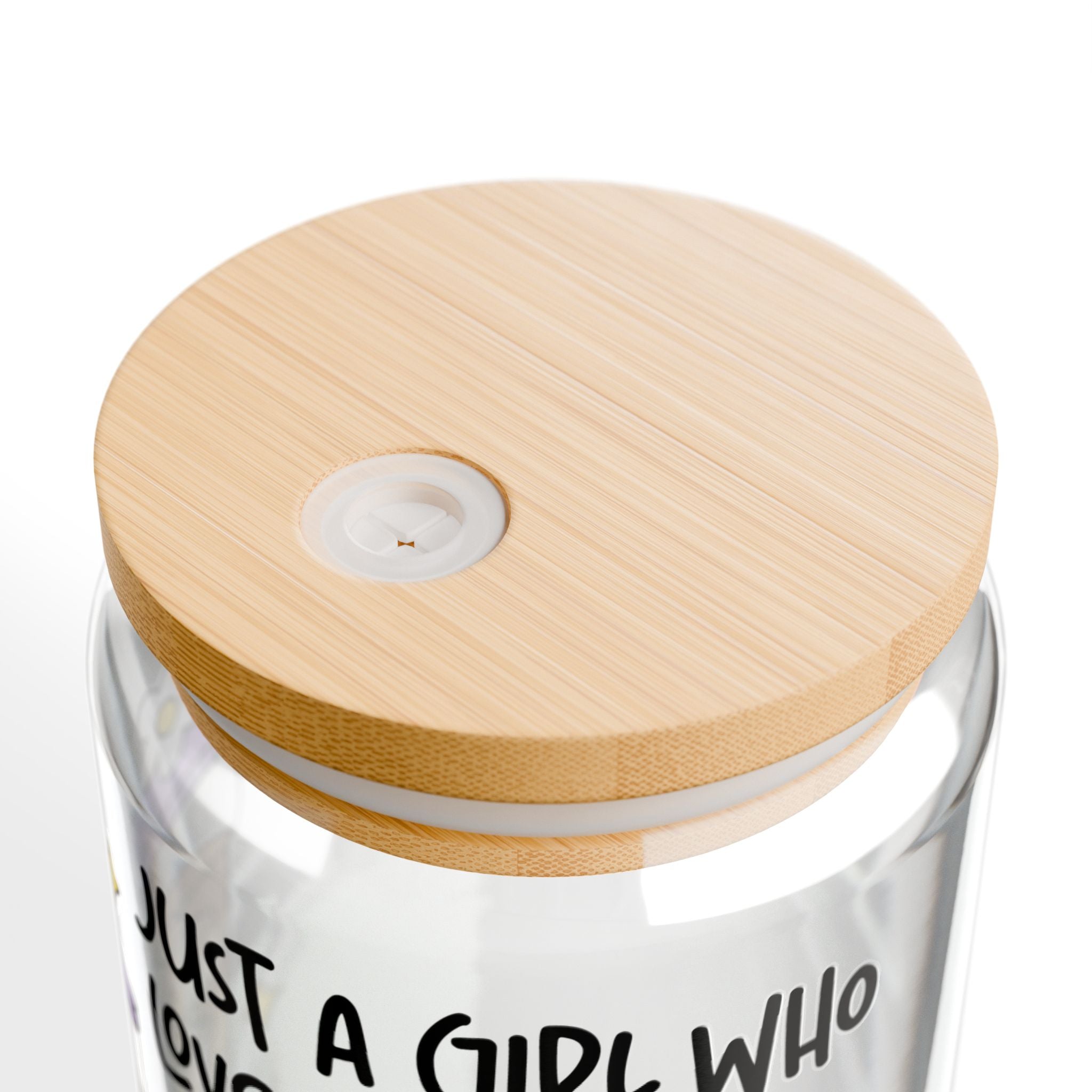 Just A Girl Who Loves Coffee & Books Glass Tumbler – Book Lover Sipper Glass | Gift for Readers