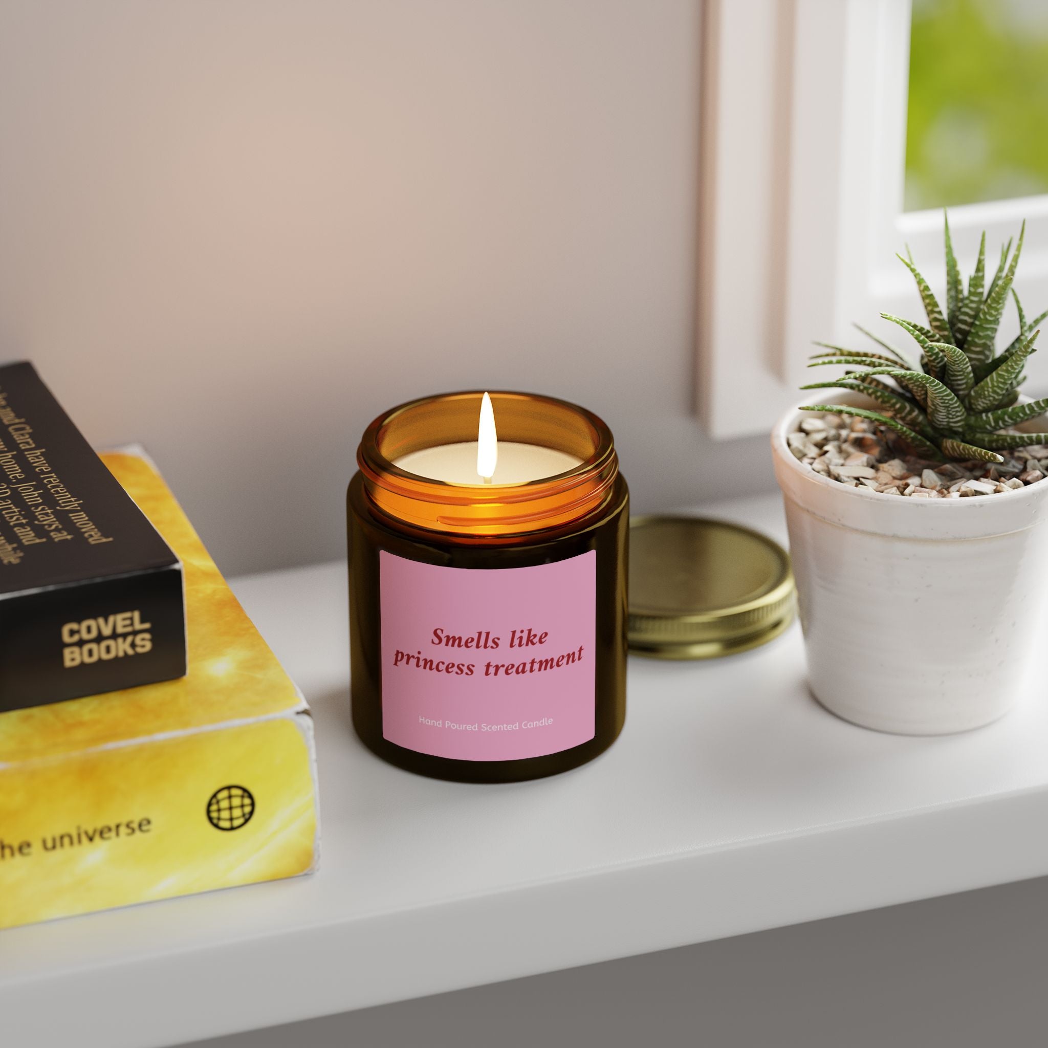 Smells Like Princess Treatment Candle – Book Lover Reading Candle | Gift for Readers