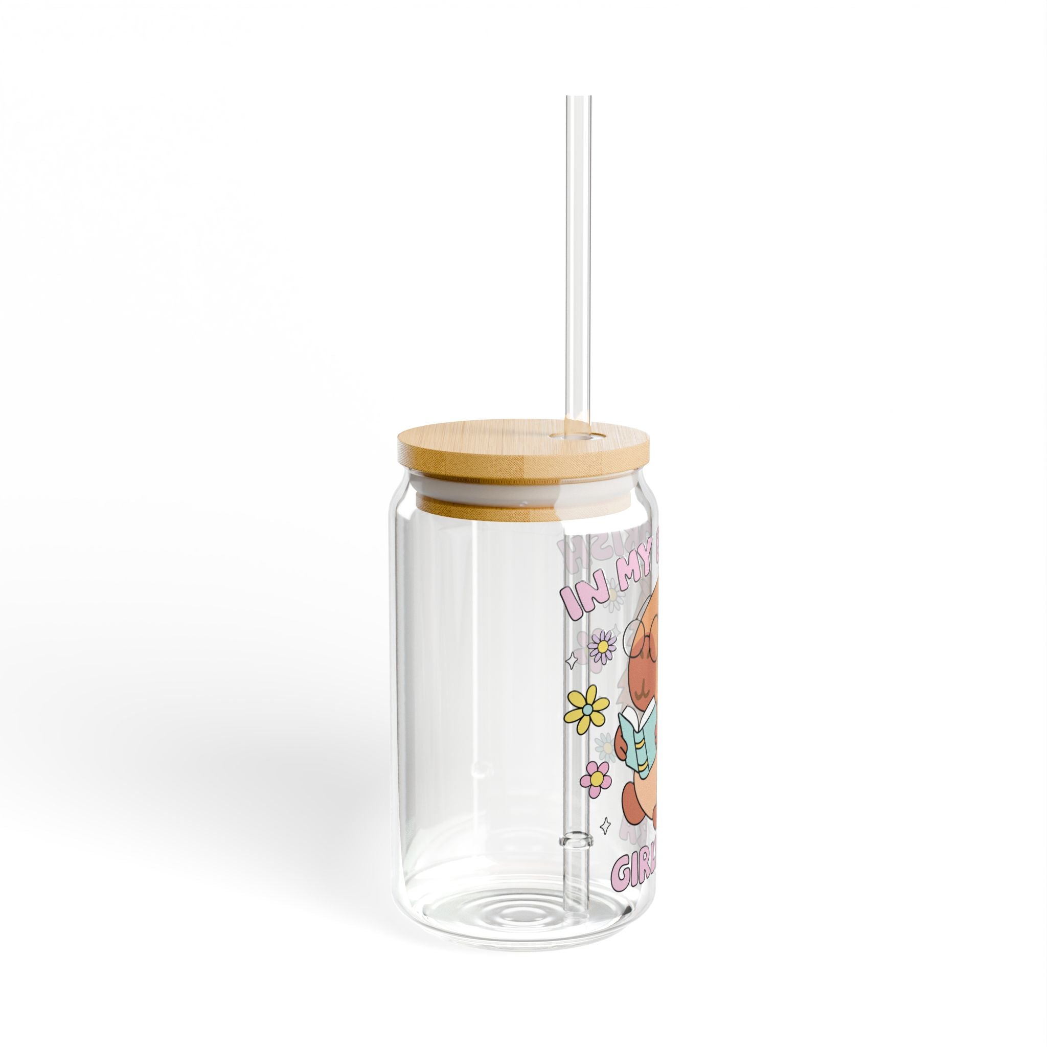 My Bookish Girl Era Glass Tumbler – Book Lover Sipper Glass | Gift for Readers