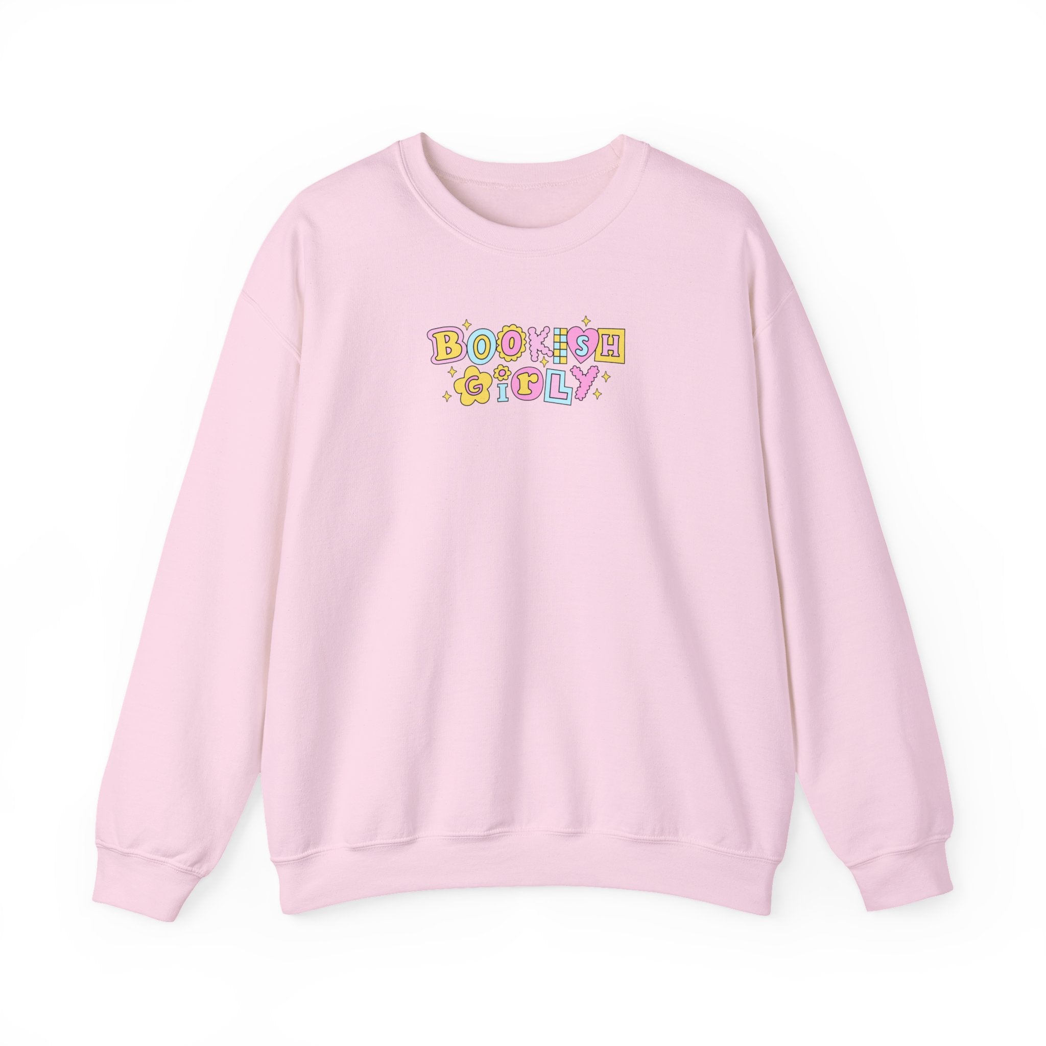 Bookish Girly Sweatshirt – Bookish Crewneck for Readers | Gift for Book Lovers