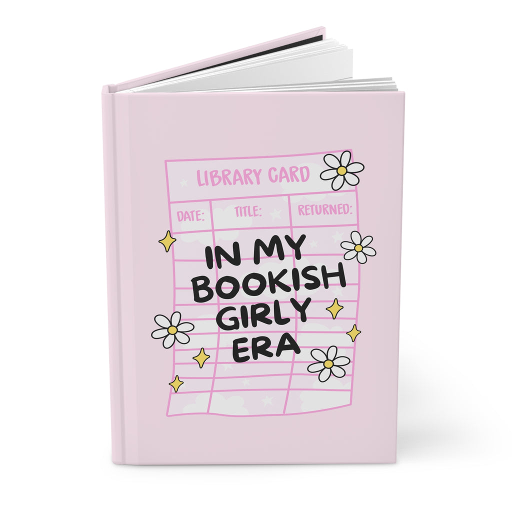 In My Bookish Girly Era Pink Journal – Hardcover Reading Journal | Gift for Book Lovers