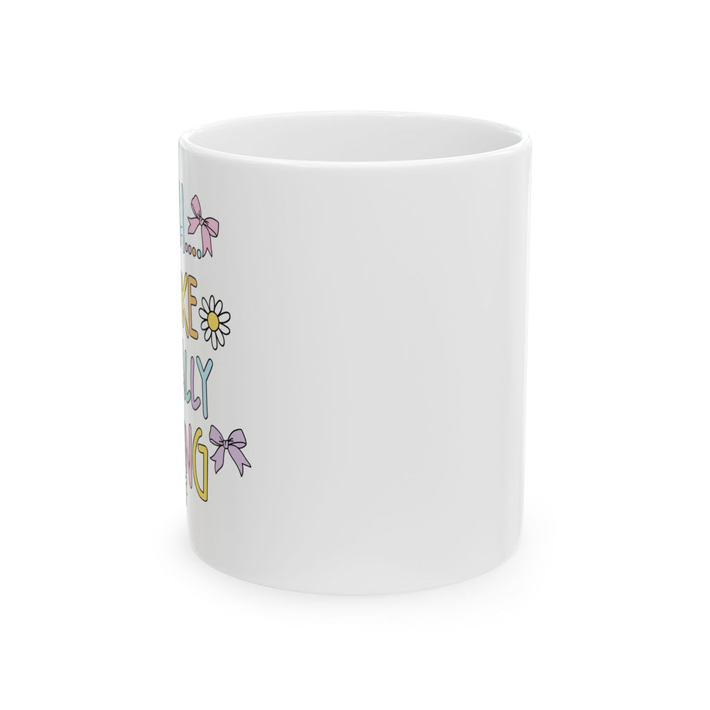 Shhhh I Am Like Literally Reading Mug – Book Lover Ceramic Mug | Gift for Readers