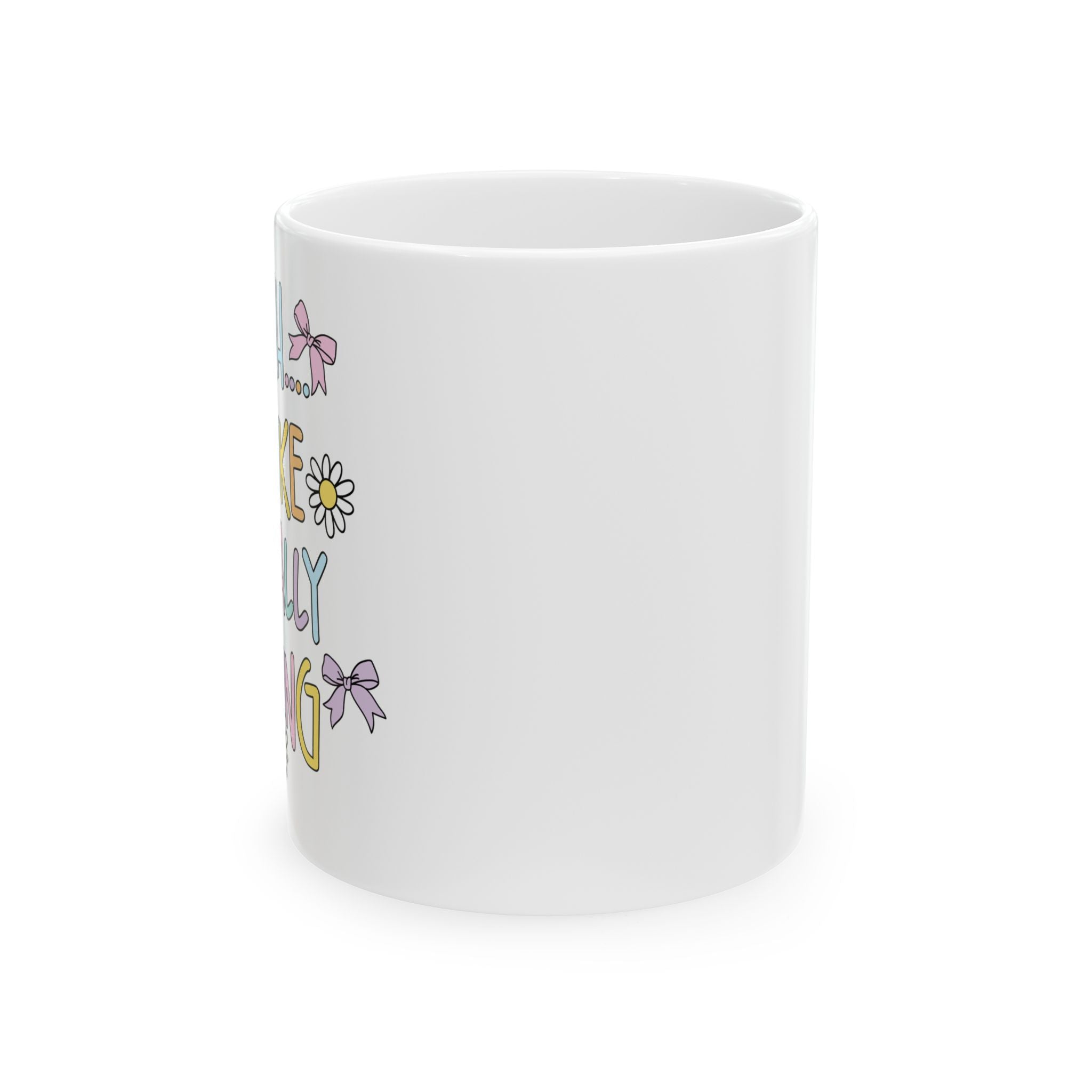 Shhhh I Am Like Literally Reading Mug – Book Lover Ceramic Mug | Gift for Readers