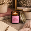For The Girls Who Read For The Plot And By Plot We Mean Smut Candle – Book Lover Reading Candle | Gift for Readers