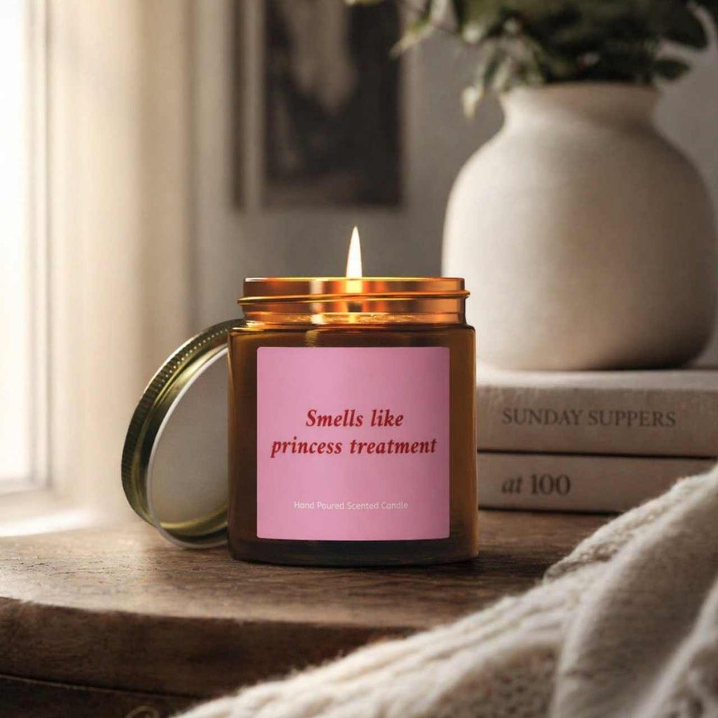 Smells Like Princess Treatment Candle – Book Lover Reading Candle | Gift for Readers
