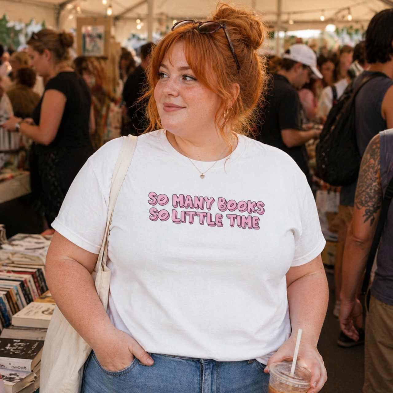 So Many Books So Little Time T-Shirt – Minimal Book Lover Graphic Tee | Gift for Readers