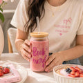 Book Nerd Glass Tumbler – Book Lover Sipper Glass | Gift for Readers