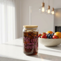 Just One More Chapter Glass Tumbler – Book Lover Sipper Glass | Gift for Readers