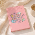 Booked & Busy Girl Pink Journal – Hardcover Reading Journal | Gift for Book Lovers