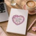 Bookish Girly Heart Journal – Hardcover Reading Journal | Gift for Book Lovers