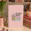 Just A Girl Who Loves Coffee & Books Journal – Hardcover Reading Journal | Gift for Book Lovers