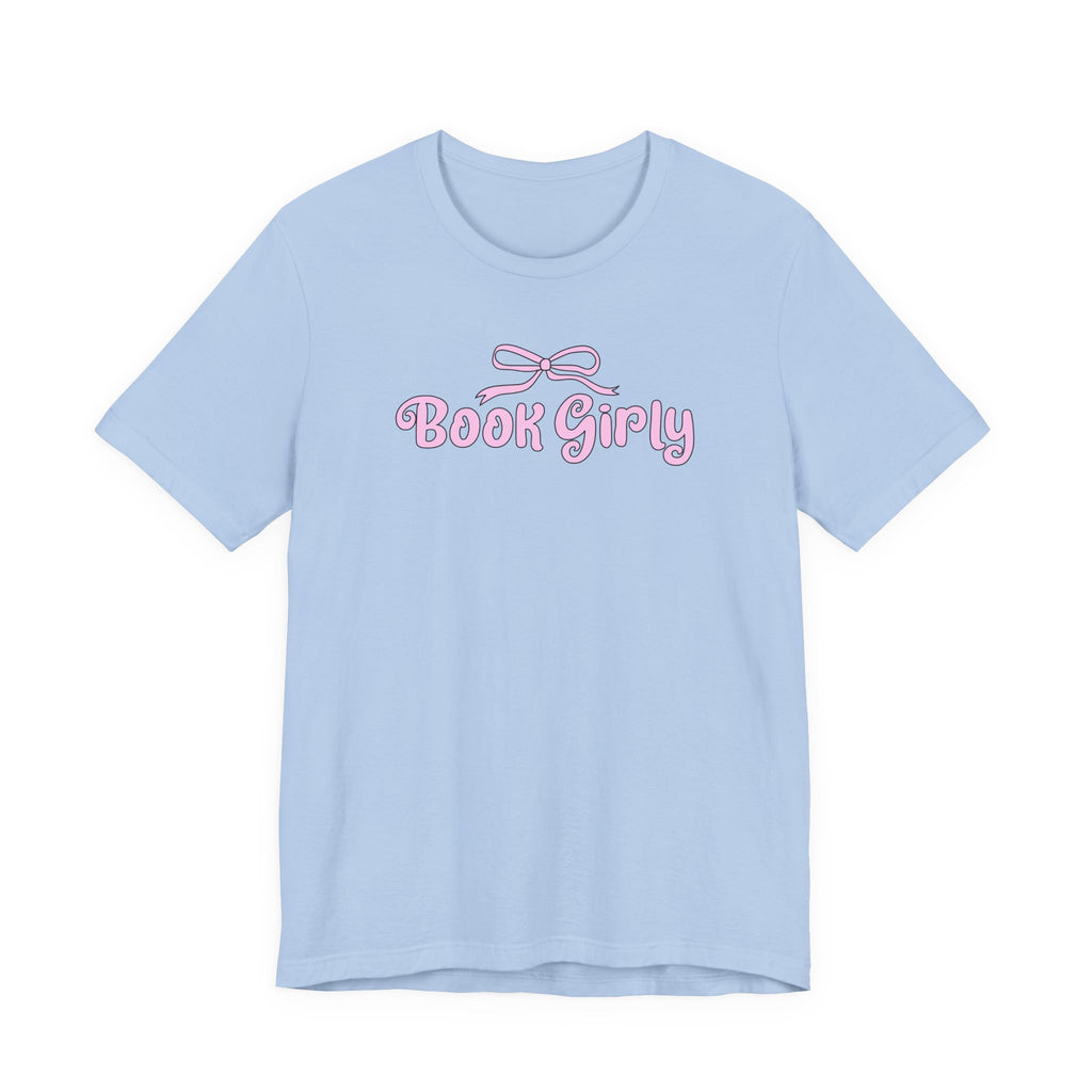 Book Girly Bow T-Shirt – Coquette Book Lover Graphic Tee | Cute Reader Gift