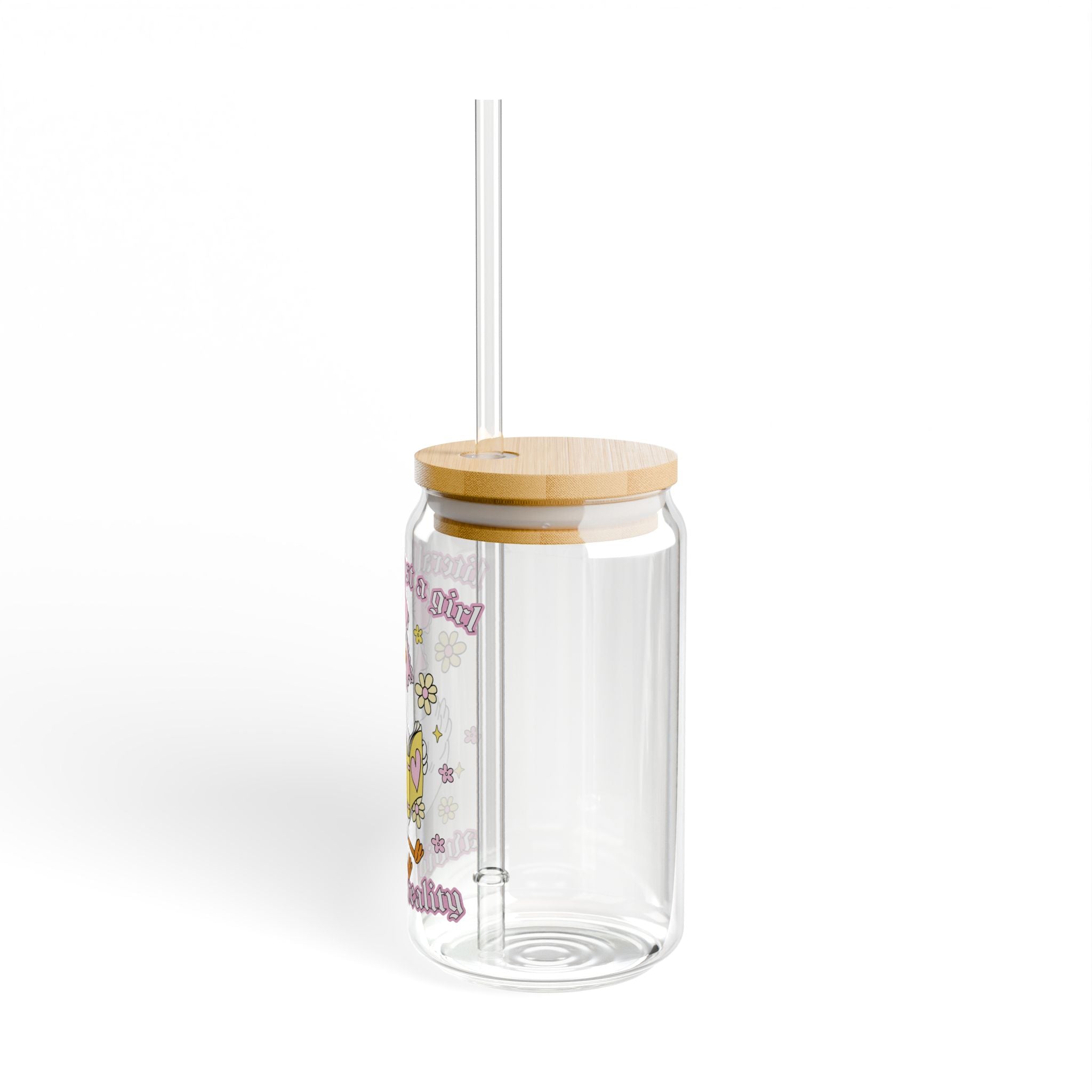Literally Just A Girl Avoiding Reality Goose Glass Tumbler – Book Lover Sipper Glass | Gift for Readers