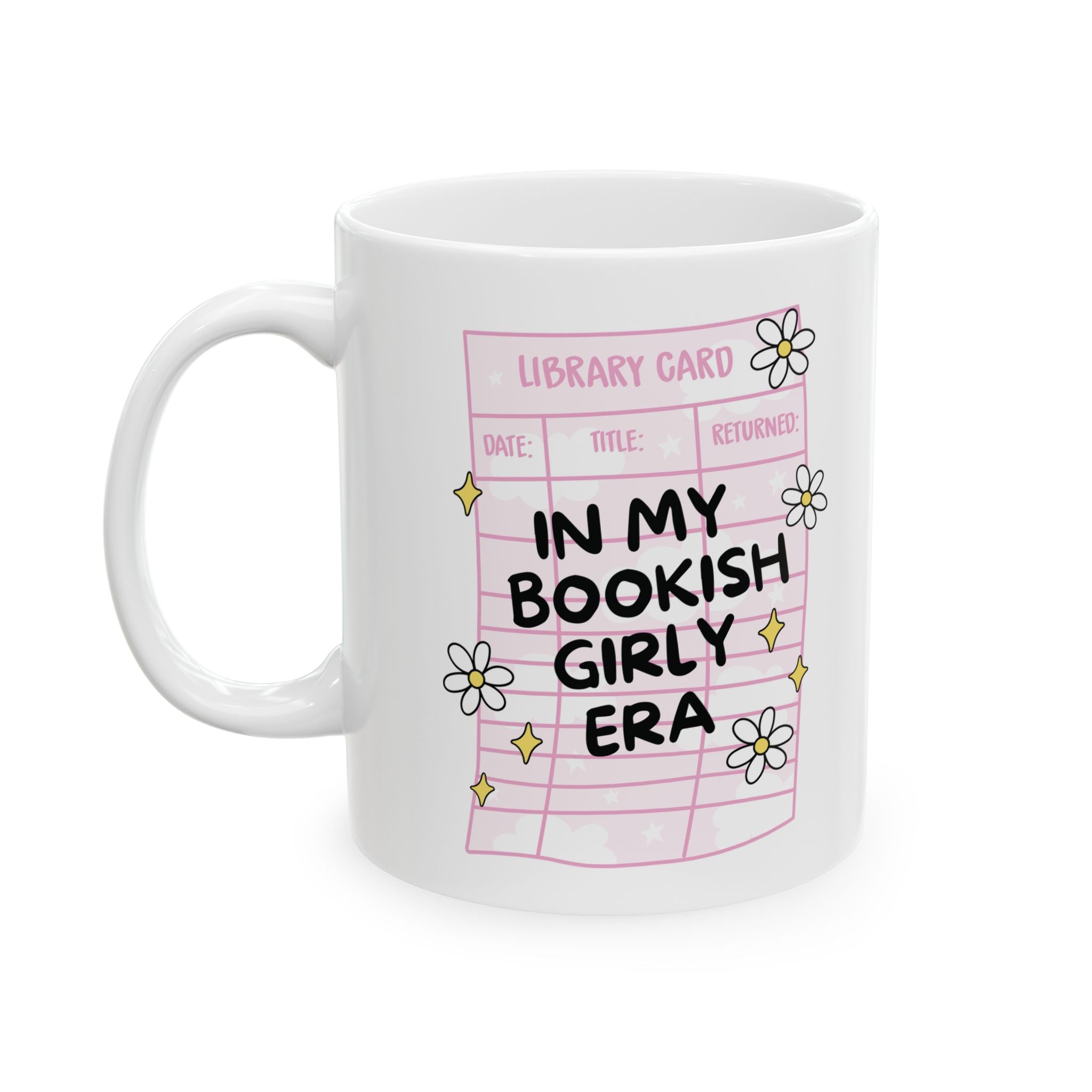 In My Bookish Girly Era Floral Mug – Book Lover Ceramic Mug | Gift for Readers