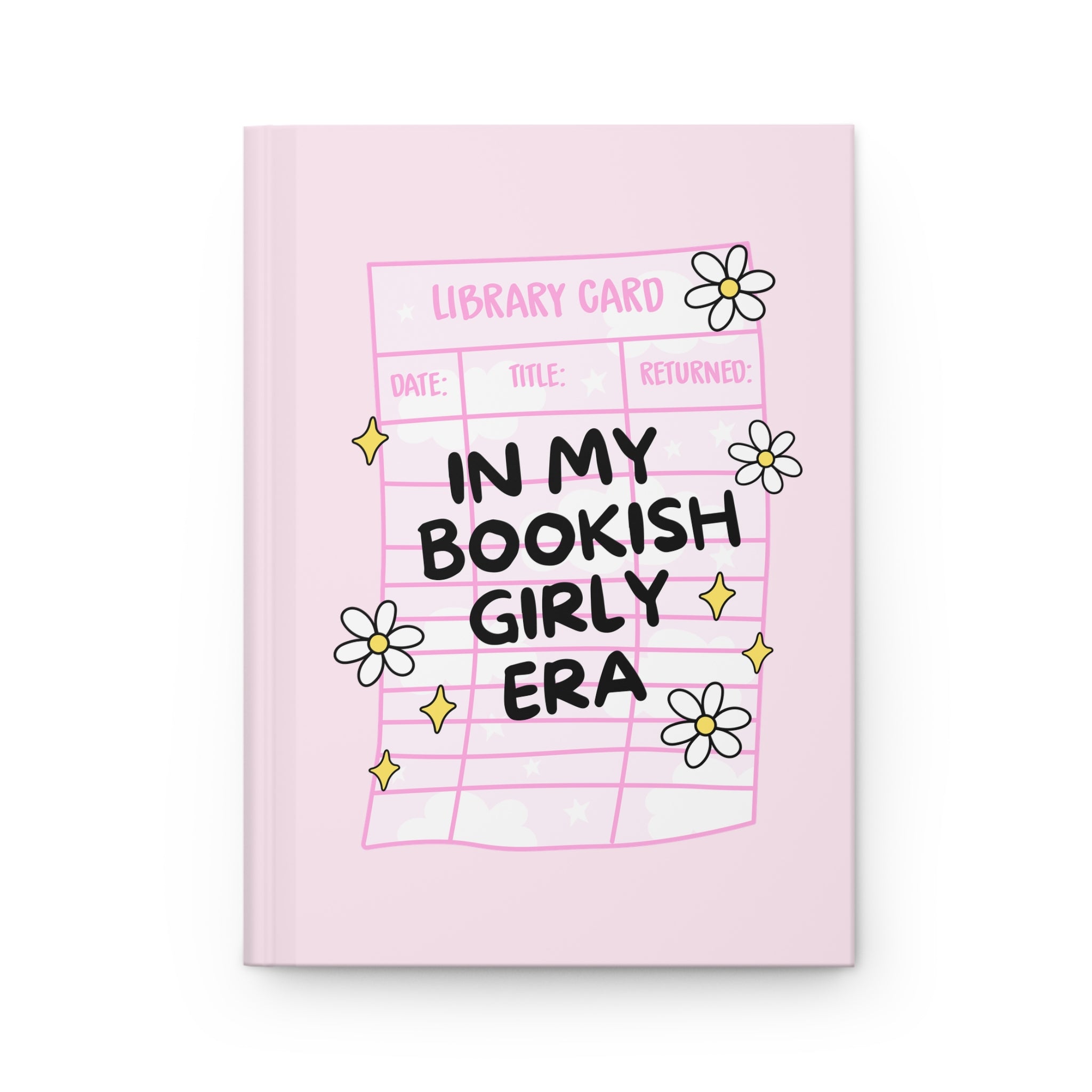 In My Bookish Girly Era Pink Journal – Hardcover Reading Journal | Gift for Book Lovers