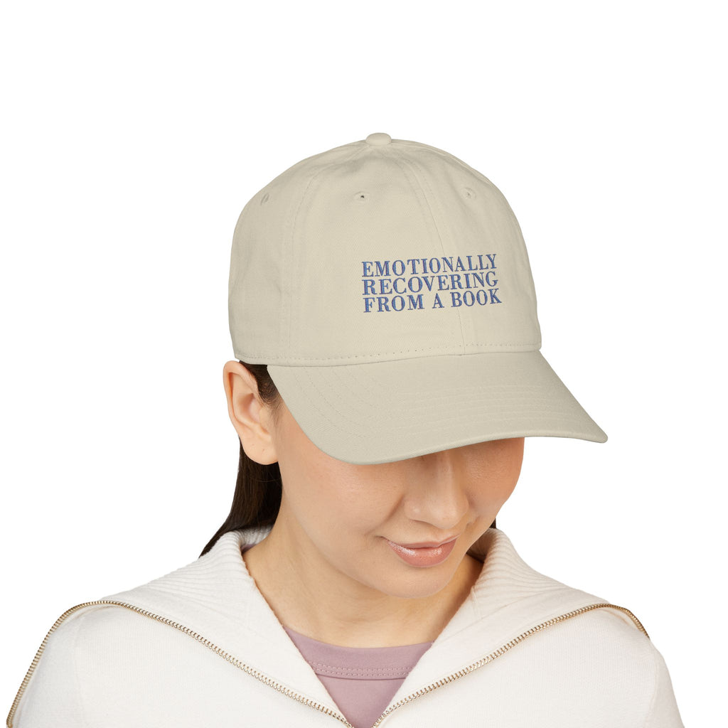Emotionally Recovering From a Book Cap – Embroidered Bookish Baseball Hat | Gift for Readers