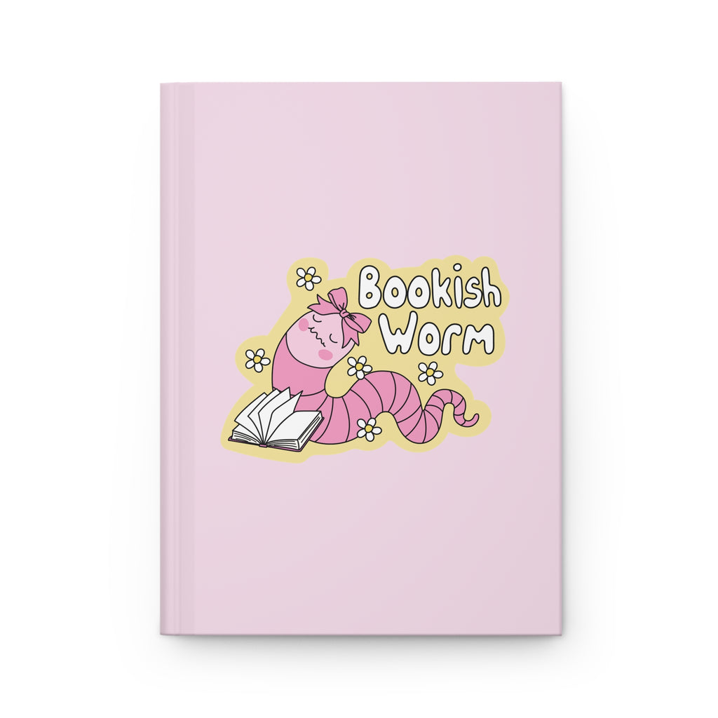 Bookish Worm Journal – Hardcover Reading Journal | Gift for Book Lovers