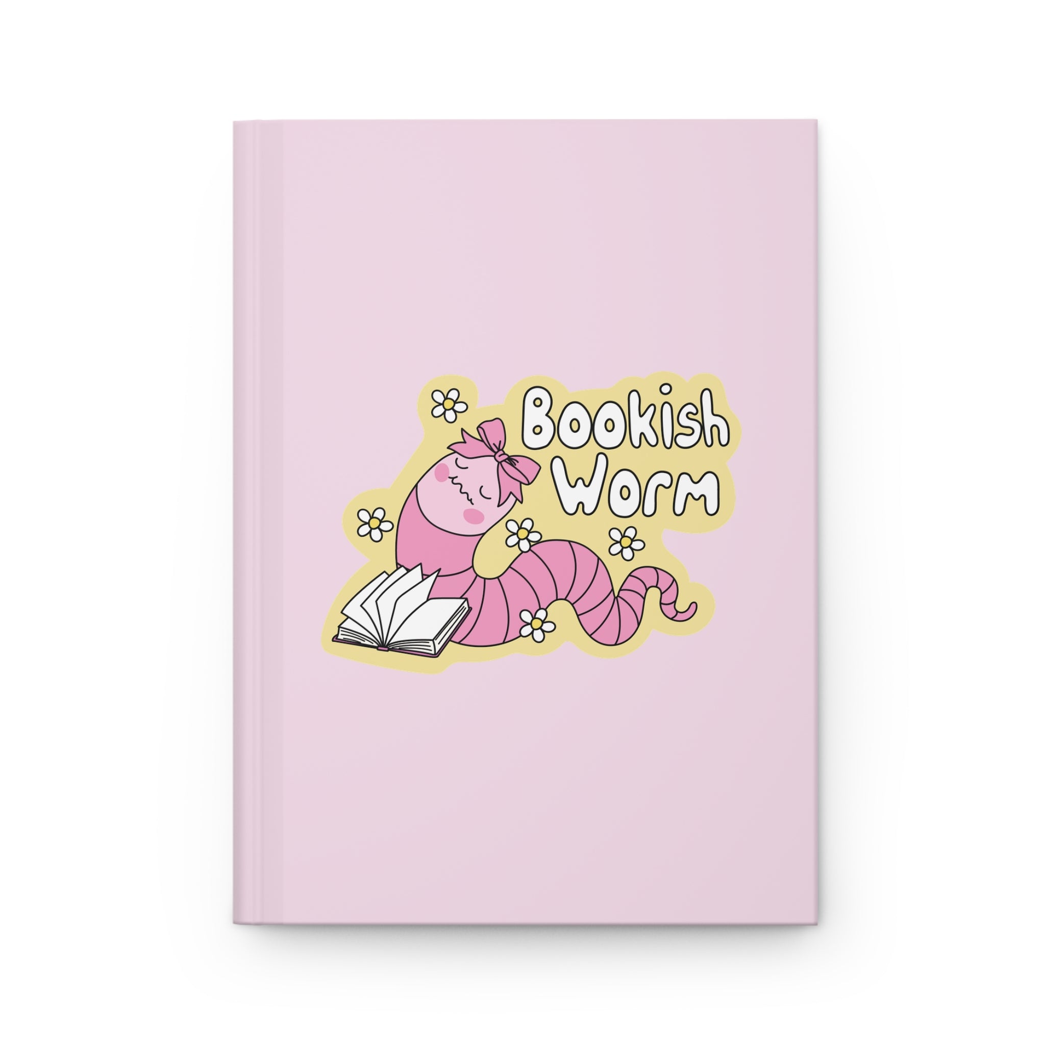 Bookish Worm Journal – Hardcover Reading Journal | Gift for Book Lovers
