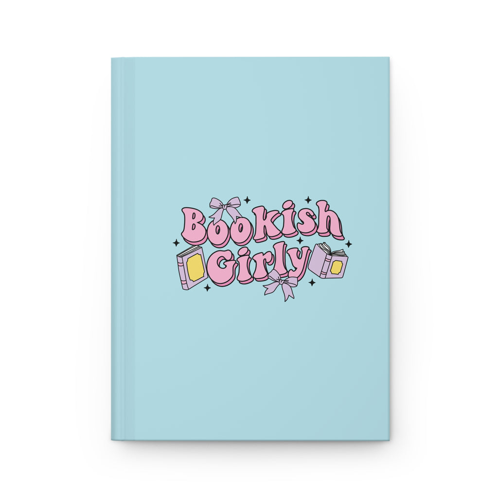 Bookish Girly Blue Journal – Hardcover Reading Journal | Gift for Book Lovers