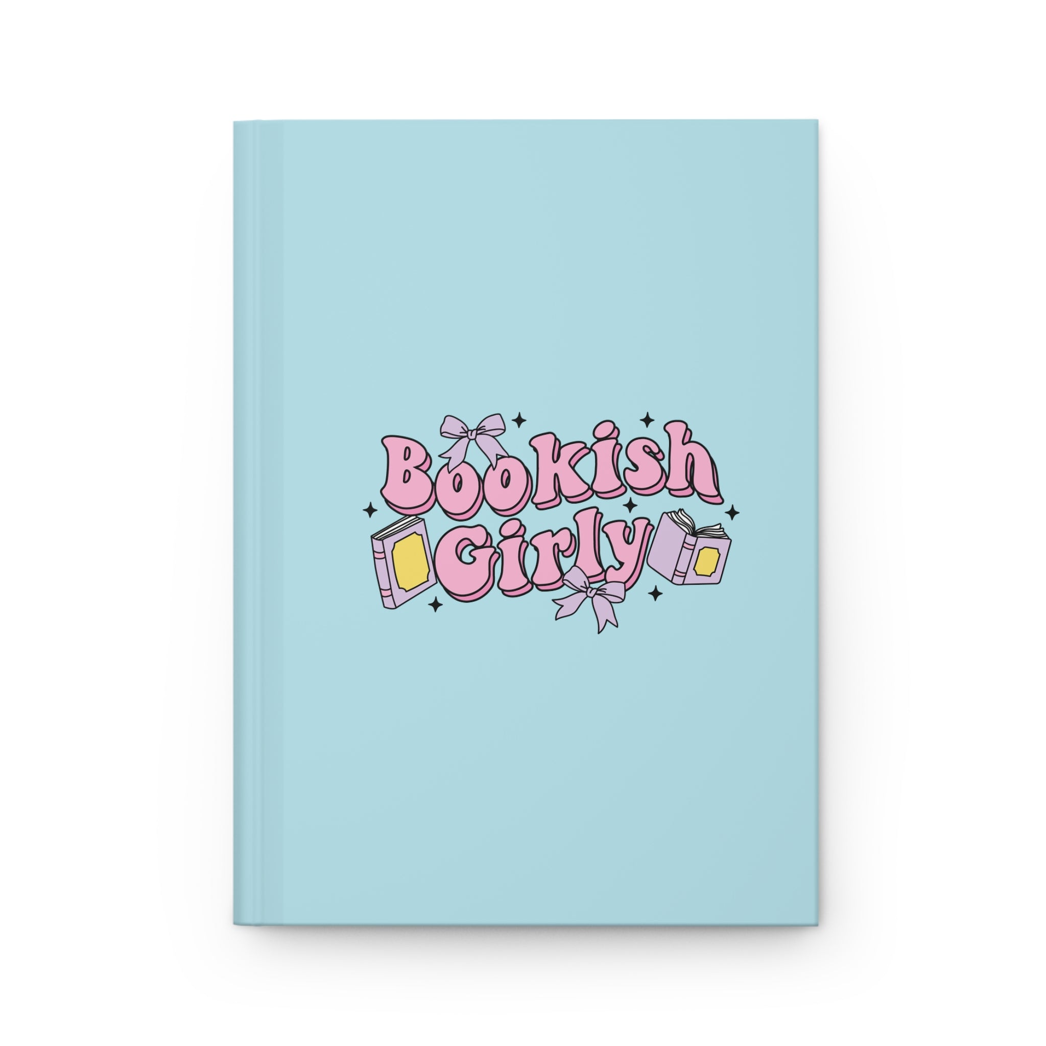 Bookish Girly Blue Journal – Hardcover Reading Journal | Gift for Book Lovers