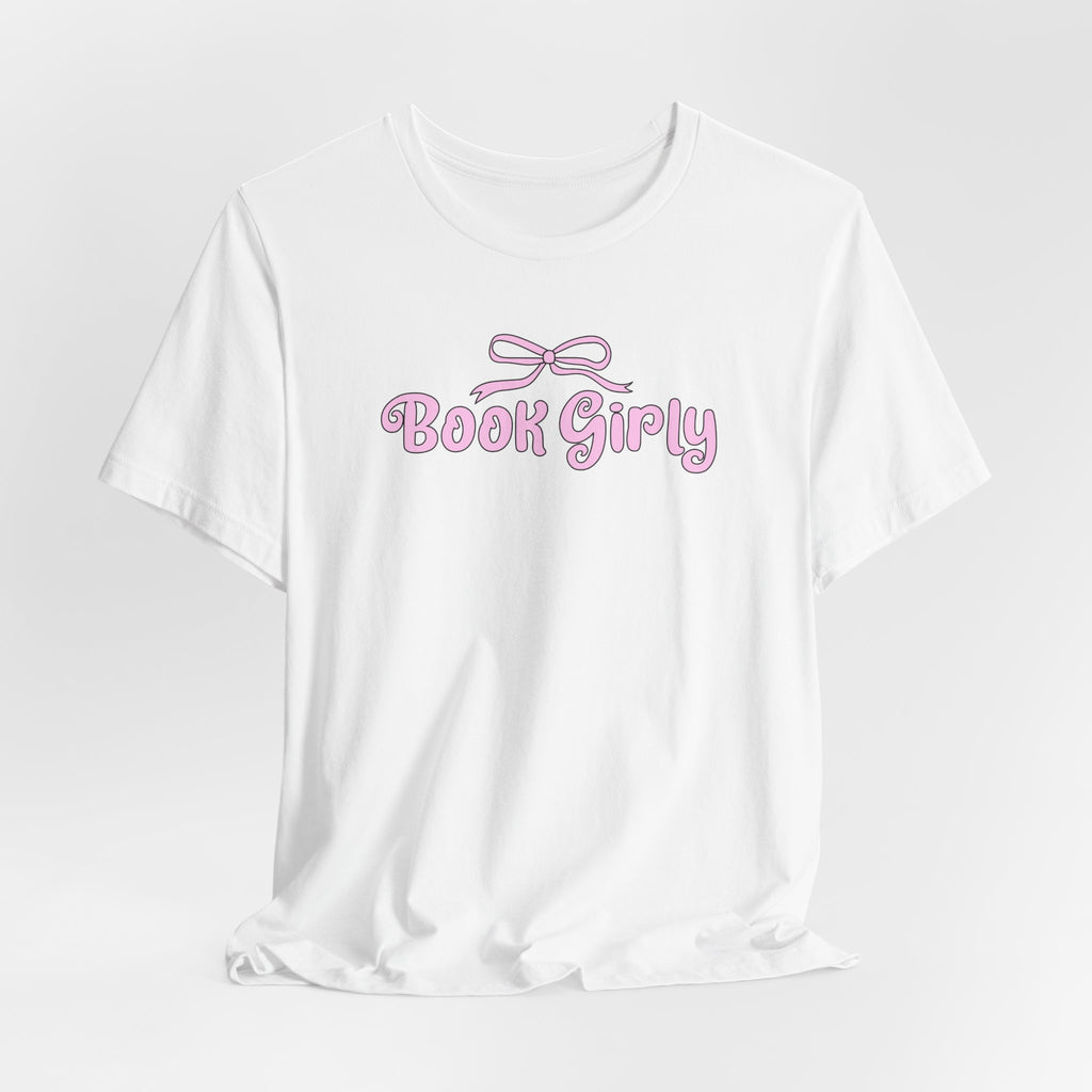 Book Girly Bow T-Shirt – Coquette Book Lover Graphic Tee | Cute Reader Gift