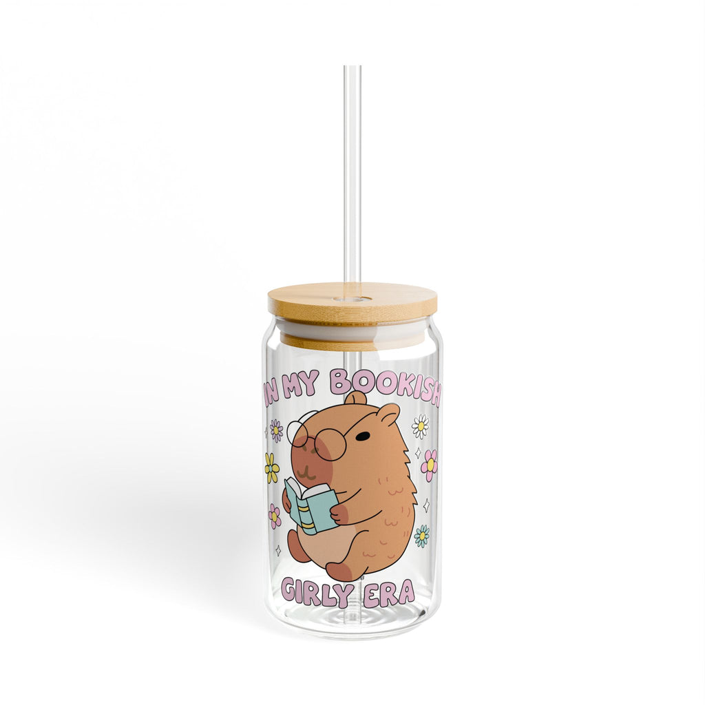 My Bookish Girl Era Glass Tumbler – Book Lover Sipper Glass | Gift for Readers