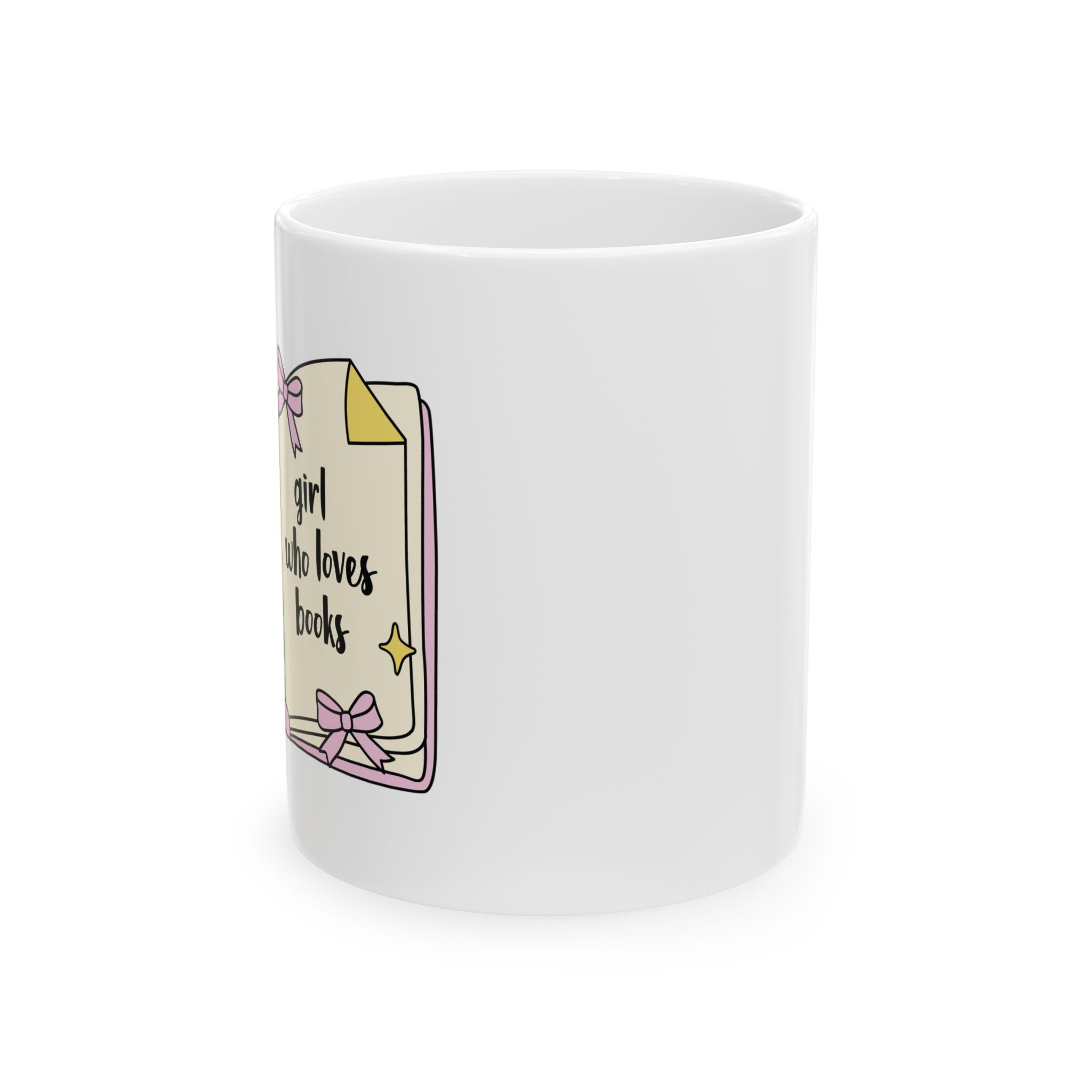 I'm Literally Just A Girl Who Loves Books Mug – Book Lover Ceramic Mug | Gift for Readers