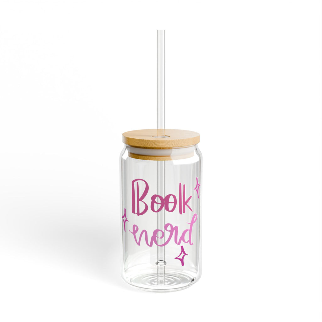 Book Nerd Glass Tumbler – Book Lover Sipper Glass | Gift for Readers