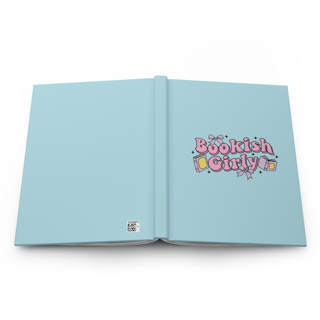 Bookish Girly Blue Journal – Hardcover Reading Journal | Gift for Book Lovers