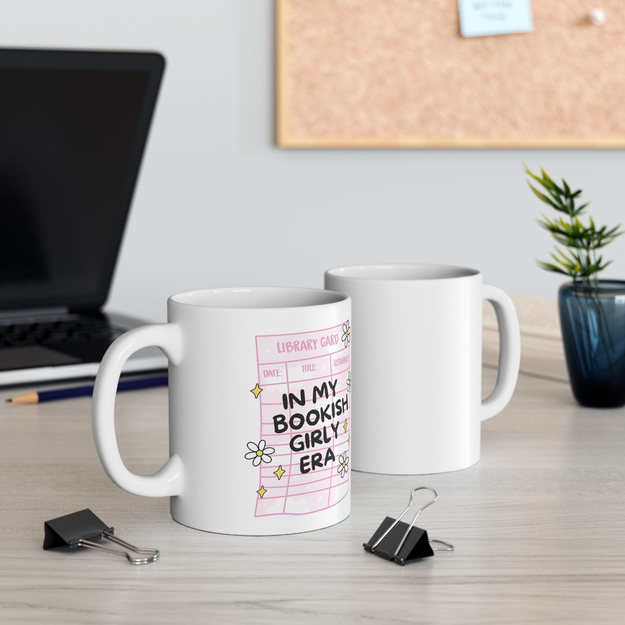 In My Bookish Girly Era Floral Mug – Book Lover Ceramic Mug | Gift for Readers