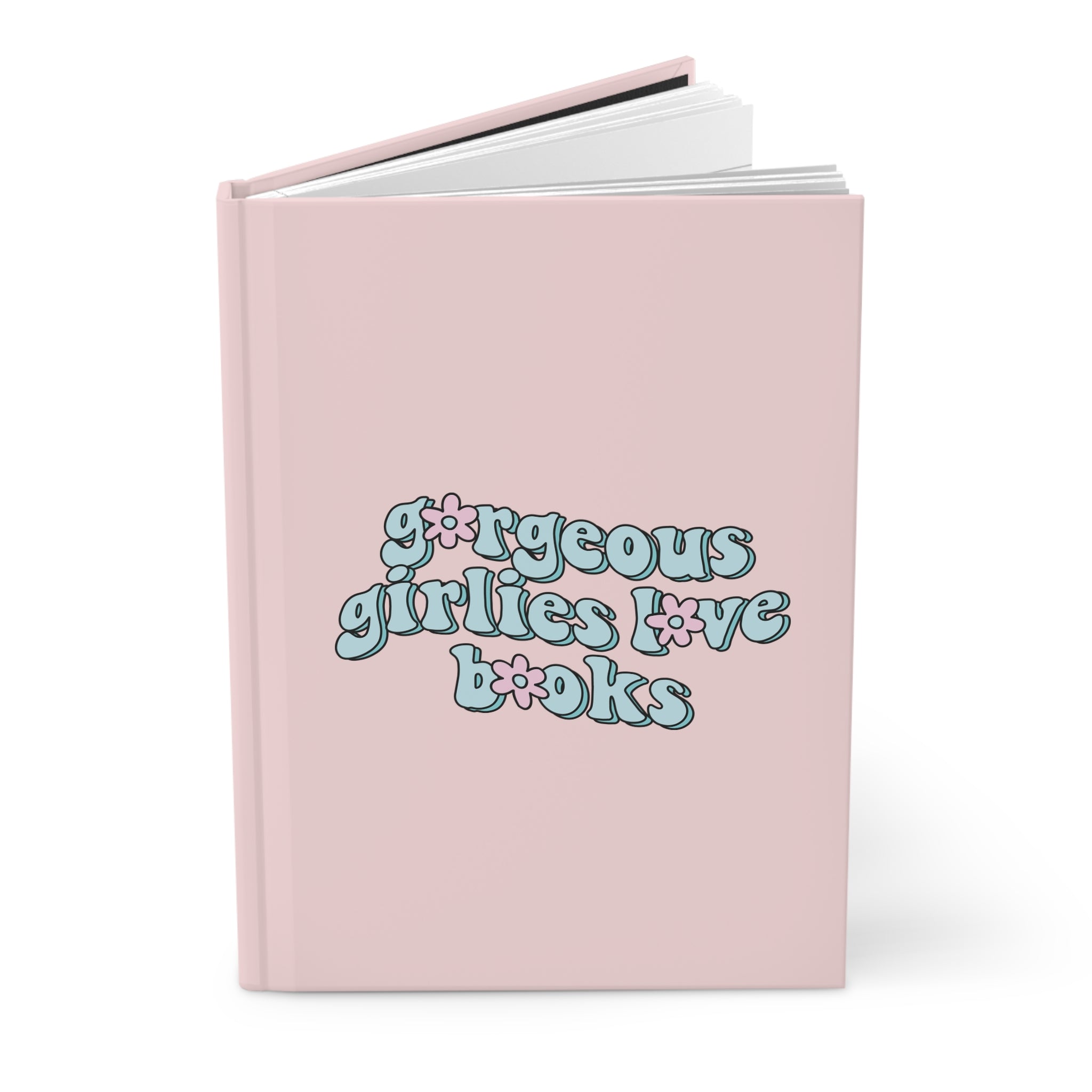 Gorgeous Girlies Love Books Floral Journal – Hardcover Reading Journal | Gift for Book Lovers