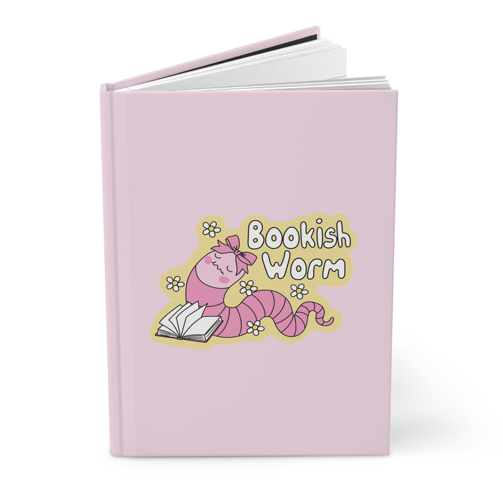 Bookish Worm Journal – Hardcover Reading Journal | Gift for Book Lovers
