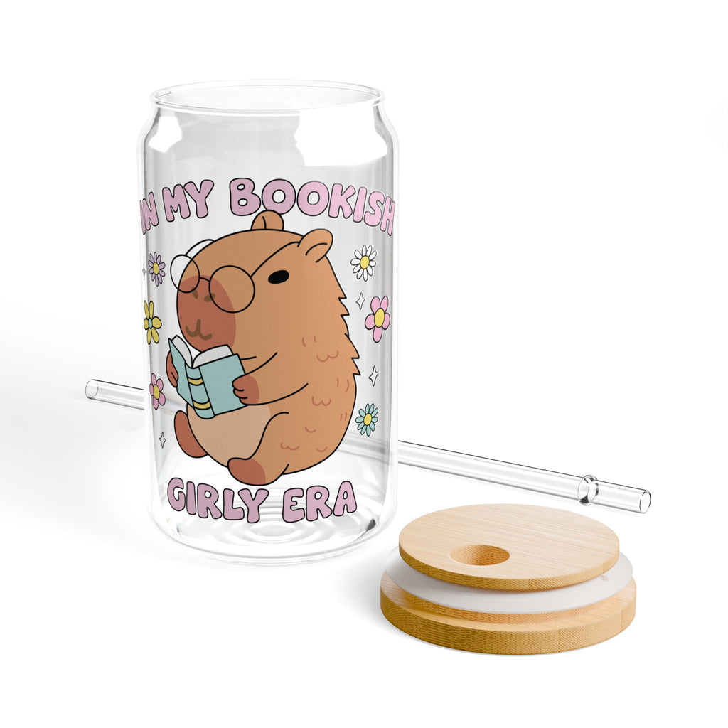 My Bookish Girl Era Glass Tumbler – Book Lover Sipper Glass | Gift for Readers