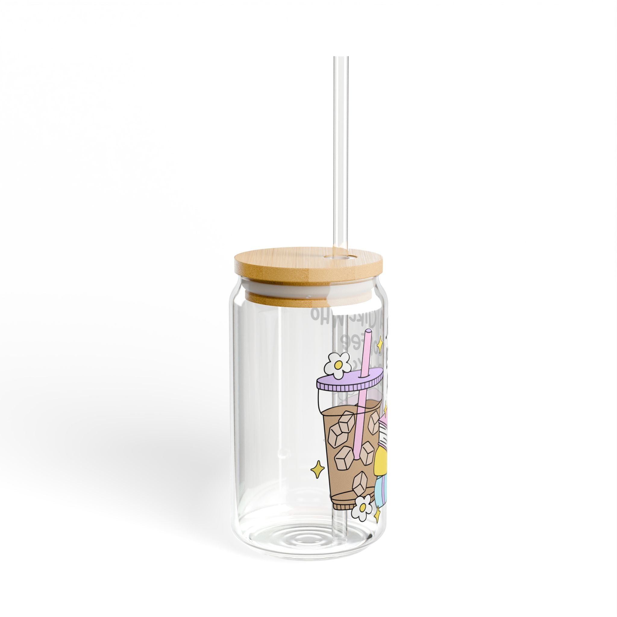Just A Girl Who Loves Coffee & Books Glass Tumbler – Book Lover Sipper Glass | Gift for Readers
