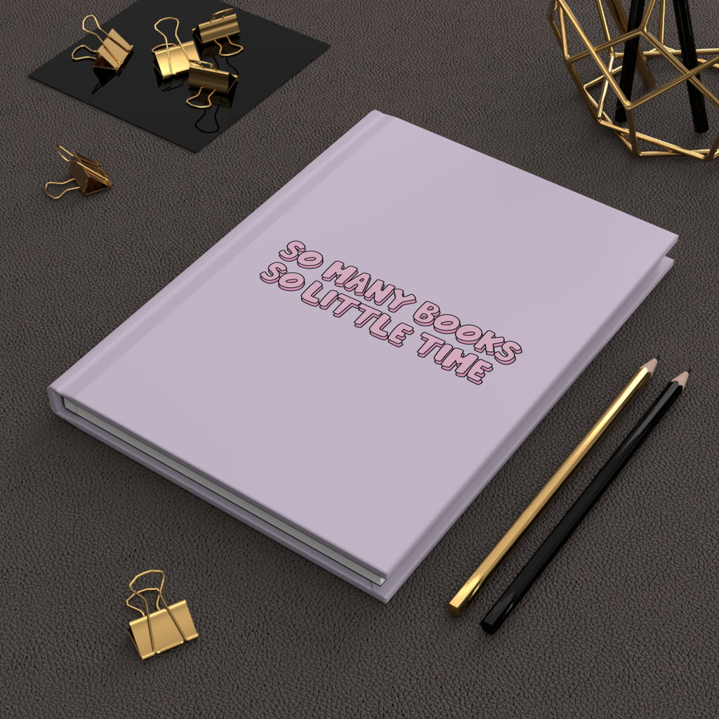 So Many Books So Little Time Violet Journal – Hardcover Reading Journal | Gift for Book Lovers