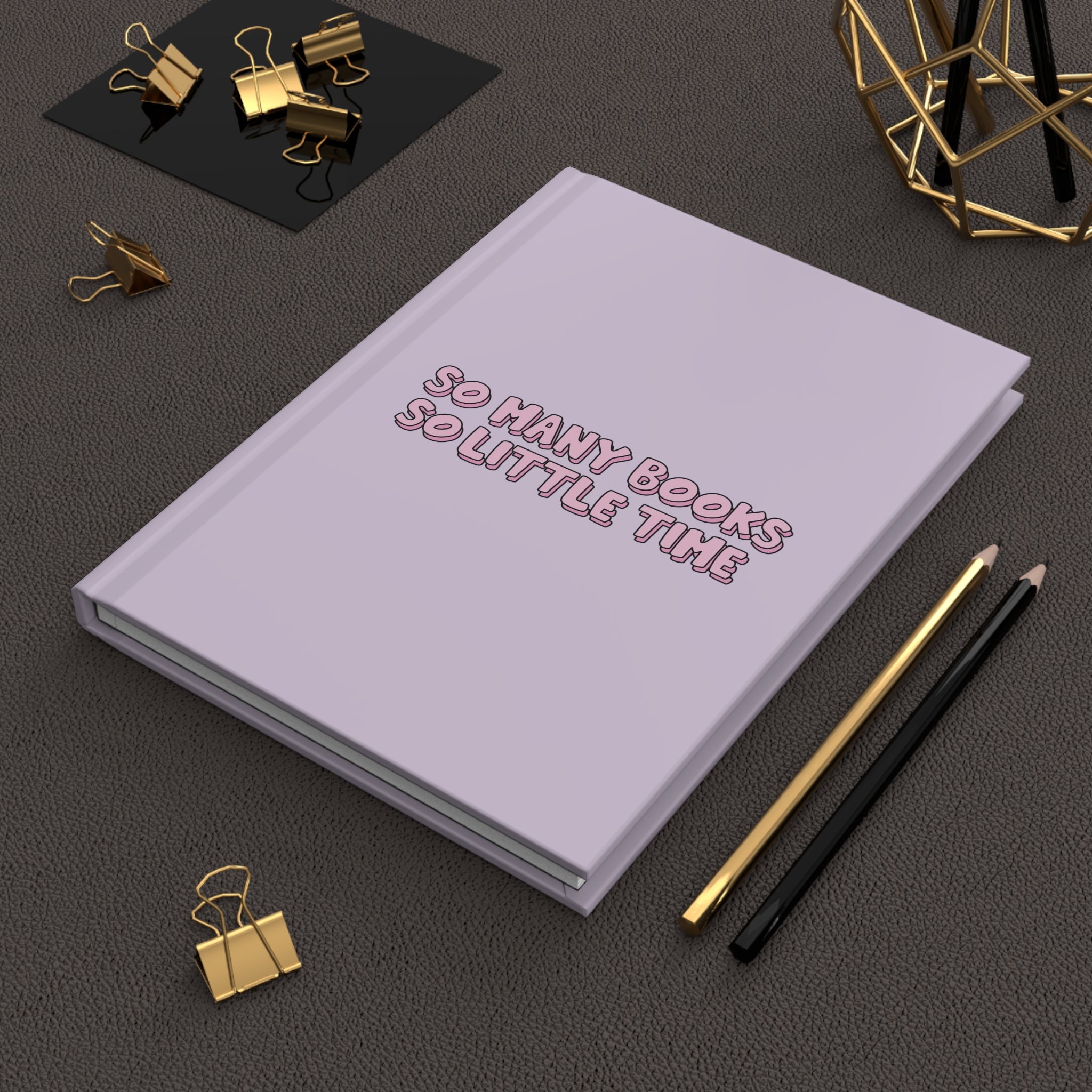 So Many Books So Little Time Violet Journal – Hardcover Reading Journal | Gift for Book Lovers
