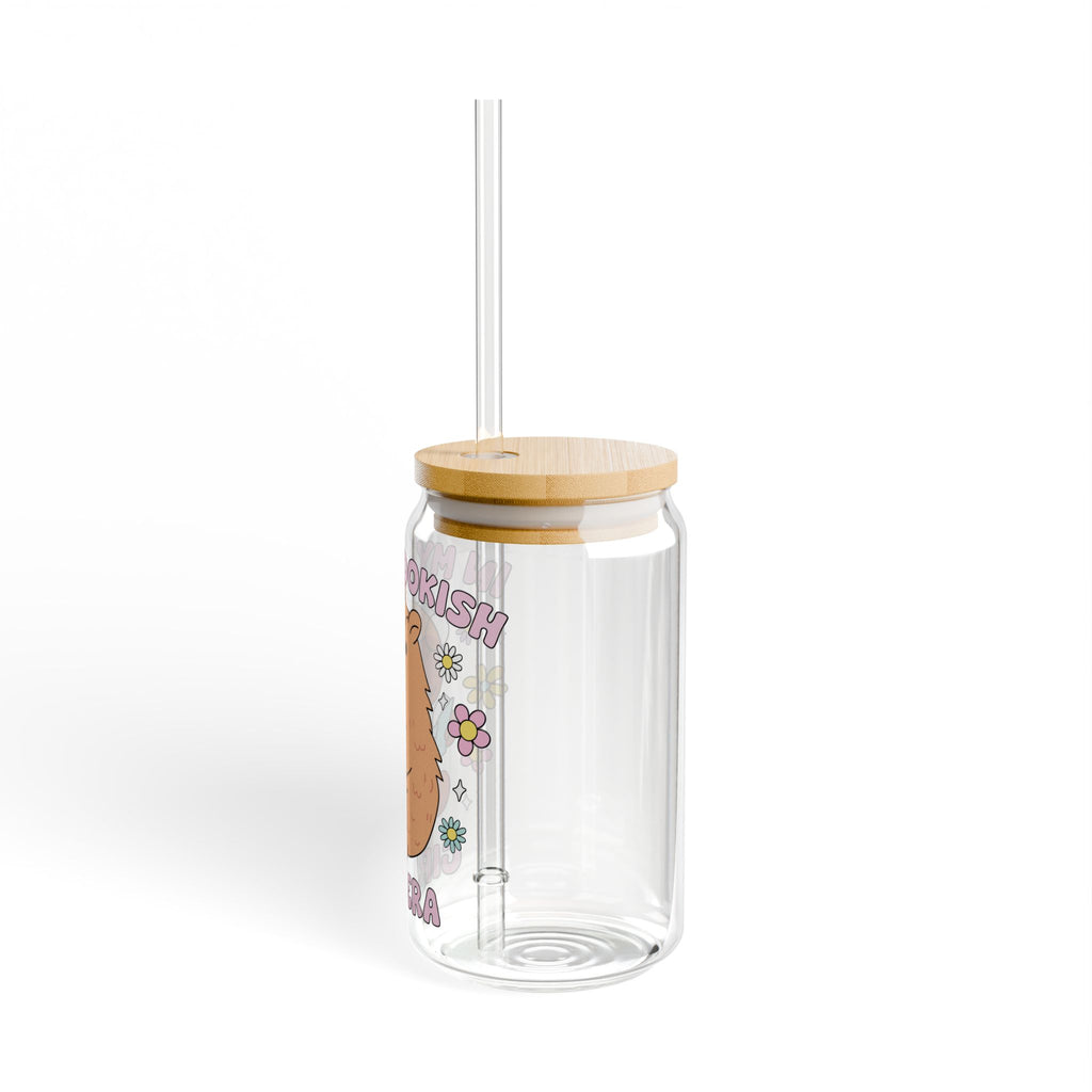 My Bookish Girl Era Glass Tumbler – Book Lover Sipper Glass | Gift for Readers