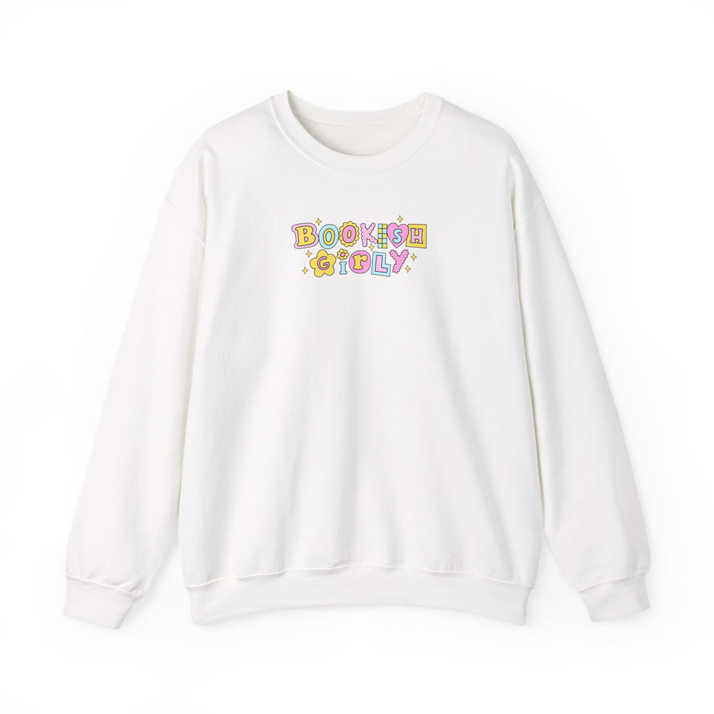 Bookish Girly Sweatshirt – Bookish Crewneck for Readers | Gift for Book Lovers