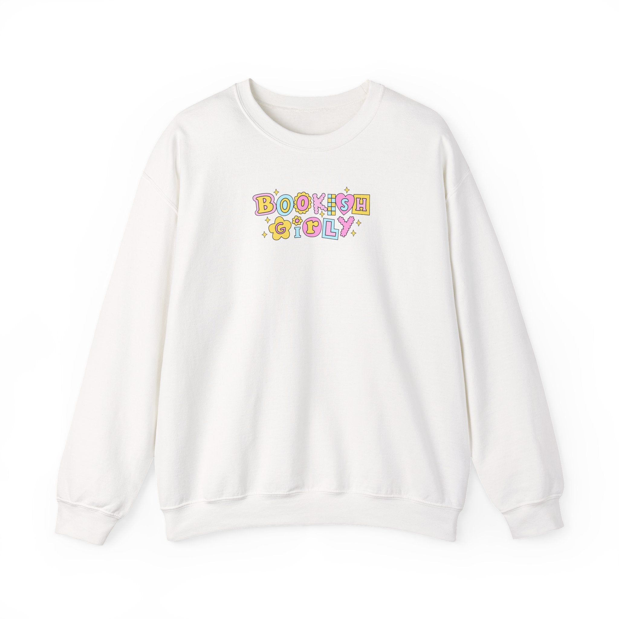 Bookish Girly Sweatshirt – Bookish Crewneck for Readers | Gift for Book Lovers